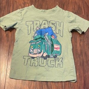 Green Trash Truck Graphic Tee